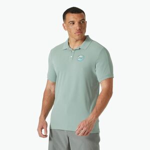 Férfi Helly Hansen Hp Race Polo Shirt 2.0 eukaliptusz eucalyptus (Hp Race Polo 2.0 34496_484) kép