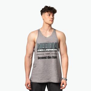 Férfi thermo trikó NEBBIA Washed-Off Stringer Max Out light grey (Washed-Off Stringer Max Out 359) kép