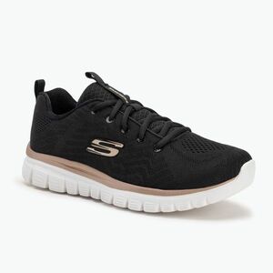 Női cipő SKECHERS Graceful Get Connected black/golda (Graceful Get Connected 12615 BKGD) kép