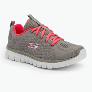 Női cipő SKECHERS Graceful Get Connected gray/coral (Graceful Get Connected 12615 GYCL) kép