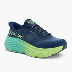 Női SKECHERS Max Cushioning Endeavour Hallandale navy/lime futócipők (Max Cushioning Endeavour Hallandale 129473 NVLM) kép