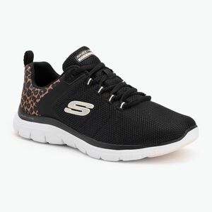 SKECHERS női cipő Flex Appeal 4.0 Wild Ballad fekete/leopárd (Flex Appeal 4.0 Wild Ballad 149582 BKLD) kép