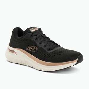 SKECHERS női cipő Arch Fit 2.0 Glow The Distance fekete/rózsaarany (Arch Fit 2.0 Glow The Distance 150067 BKRG) kép