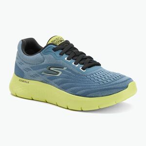 Férfi SKECHERS Go Walk Flex Brendon kék cipő (Go Walk Flex Brendon 216687 SLT) kép