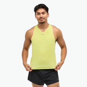 Férfi HOKA Race Singlet hoka citrus futópóló (Race Singlet 1164154-HKCT) kép