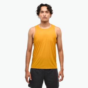 Férfi futó tank top HOKA Airolite Run Tank sárga színű, varsity sárga (Airolite Run Tank 1151070-VRST) kép