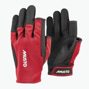 Musto Essential Sailing hosszú ujjú vitorlás kesztyű 2.0 valódi piros vitorlás kesztyű (Essential Sailing Long Finger 2.0 86117_169) kép