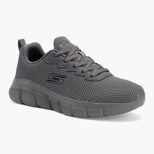 Férfi SKECHERS Bobs B Flex Chill Edge sötét szürke cipő (Bobs B Flex Chill Edge 118106 DKGY) kép