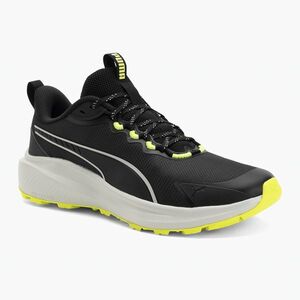 PUMA Skyrocket Lite Trail futócipő puma fekete/tollszürke/sárga riasztás (Skyrocket Lite Trail 310781 10) kép