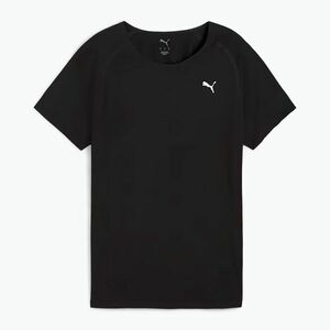 Női futópóló PUMA Run Cloudspun Tee puma fekete puma fekete (Run Cloudspun Tee 526652 01) kép