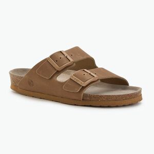 Genuins Hawaii Olajozott bőr agyag női flip-flopok (Hawaii Oiled Leather G104366) kép