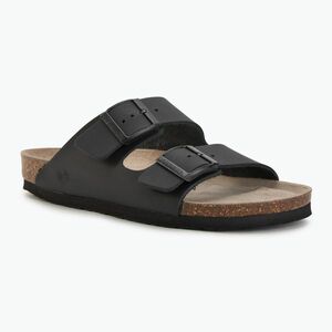 Genuins női flip-flop Hawaii Olajozott bőr fekete (Hawaii Oiled Leather G104365) kép