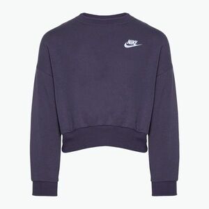 Nike Sportswear Club Fleece sötét mazsola / fehér gyermek melegítőfelső (Sportswear Club Fleece FZ9244-573) kép