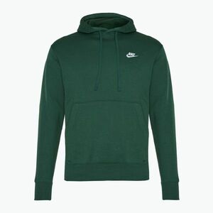 Férfi Nike Sportswear Club Fleece kapucnis pulóver fenyő / fenyő / fehér (Sportswear Club Fleece Hoodie BV2654-323) kép