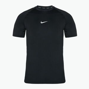 Férfi edzőpóló Nike Pro Dri-FIT Slim SS fekete/fehér (Pro Dri-FIT Slim SS FB7929-010) kép