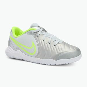 Nike Tiempo Legend 10 Academy IC metál ezüst/fekete/fekete/volt gyermek focicipő (Tiempo Legend 10 Academy IC DV4350-001) kép