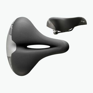 Kerékpár nyereg Selle Italia Sportouring T 2 Flow, Fec Alloy Rail, Soft-Tek, Light Gel fekete (Sportouring T 2 Flow SIT-056L901MEC001) kép