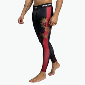 Venum X Tekken 8 férfi edző leggings - Marshall Law Spats fekete/piros/arany (X Tekken 8 - Marshall Law Spats VENUM-05252-603) kép