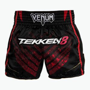 Venum X Tekken 8 férfi edzőnadrág - Marshall Law Muay Thai Shorts fekete/piros/arany (X Tekken 8 - Marshall Law Muay Thai Shorts VENUM-05254-603) kép
