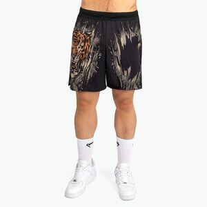 Venum Tiger Férfi edzőnadrág fekete/neon narancssárga (Tiger Men'S Training Shorts VENUM-05343-117) kép