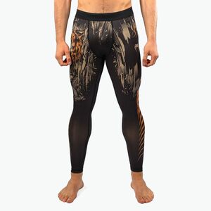 Venum Tiger Férfi Spats fekete/neon narancssárga edző leggings (Tiger Men's Spats VENUM-05345-117) kép