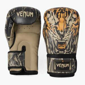Venum Tiger Boxing kesztyű fekete/neon narancs (Tiger Boxing Gloves VENUM-05349-117) kép