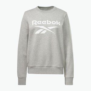 Női Reebok Identity Big Logo Fleece Crew pulóver közepes szürke szürke sörény (Identity Big Logo Fleece Crew 100012588) kép