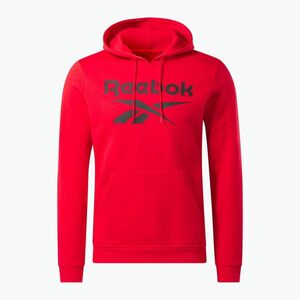 Férfi Reebok Identity Big Logo Fleece kapucnis pulóver vörös/fekete (Identity Big Logo Fleece Hoodie 100071191) kép
