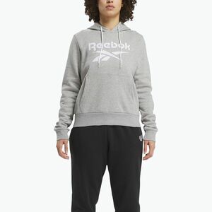 Női Reebok Identity Big Logo Fleece pulóver közepes szürke szürke sörény (Identity Big Logo Fleece 100071917) kép