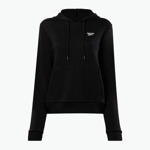Női Reebok Identity Small Logo francia frottír kapucnis pulóver fekete (Identity Small Logo French Terry Hoodie 100071947) kép