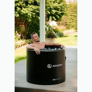 AQUASTIC rozmár medence BrrFree 382L cseppvarrás fekete (BrrFree AQS-B4C002-BK) kép