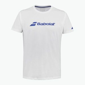 Férfi Babolat Exercise póló fehér/fehér (Exercise Babolat 4MP2441) kép