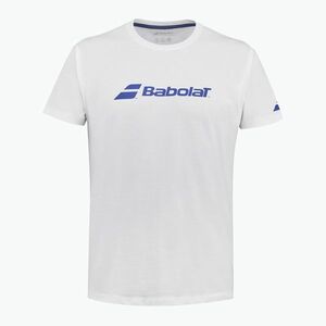 Gyermek Babolat Exercise T-shirt Jr fehér/fehér (Exercise Babolat Jr 4BP2441) kép