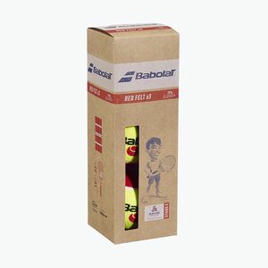 Babolat Red Filc gyermek teniszlabdák 3 db. sárga (Red Felt 3 501108) kép