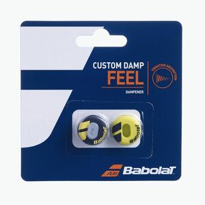 Babolat Custom Damp 2 db. S25 fekete/ sárga (Custom Damp 700040) kép