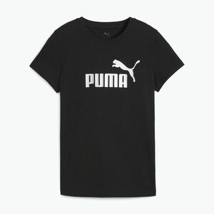 Női PUMA ESS Metallic No. 1 Logo Tee puma fekete/fém ezüst (ESS Metallic No. 1 Logo Tee 631536 01) kép