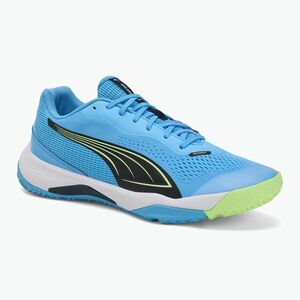 Férfi beltéri sportcipő PUMA Solarstrike III luminous blue/club navy/fizzy alma (Solarstrike III 107849 03) kép