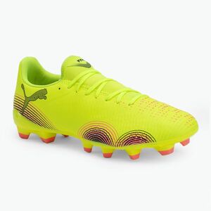 Férfi futballcipő PUMA Future 8 Play FG/AG sárga riasztás/ puma fekete/ sun struck (Future 8 Play FG/AG 108141 03) kép
