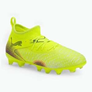 PUMA Future 8 Match FG/AG Jr gyermek focicipő sárga riasztás/puma fekete/sun struck (Future 8 Match 108143 03) kép