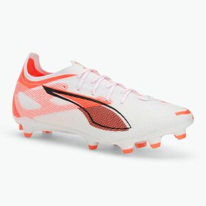 Férfi futballcipő PUMA Ultra 5 Pro FG/AG puma fehér/puma fekete/izzó piros (Ultra 5 Pro 108161 01) kép