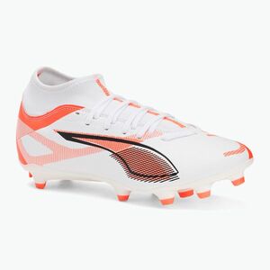 Férfi futballcipő PUMA Ultra 5 Play+ FG/AG puma fehér/puma fekete/izzó piros (Ultra 5 Play+ FG/AG 108168 01) kép
