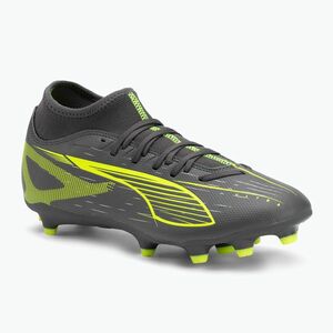 Férfi futballcipő PUMA Ultra 5 Play+ FG/AG matt öregedő ezüst/sárga riasztás/puma öregedő ezüst (Ultra 5 Play+ FG/AG 108168 03) kép