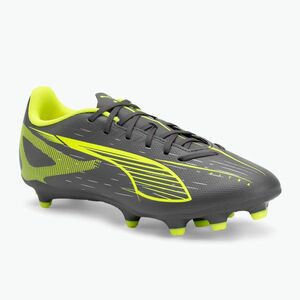 PUMA Ultra 5 Play FG/AG matt öregedő ezüst/sárga riasztás/puma öregedő ezüst futballcipő (Ultra 5 Play FG/AG Jr 108169 03) kép