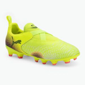 Gyermek futballcipő PUMA Future 8 Match LL FG/AG sárga riasztás/ puma fekete/ sun struck (Future 8 Match LL FG/AG Jr 108285 03) kép