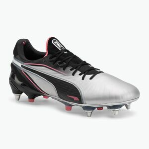 PUMA King Ultimate MxSG férfi futballcipő puma ezüst/puma fekete/sun struck/puma fehér (King Ultimate MxSG 108304 03) kép