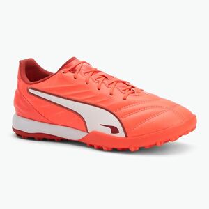 PUMA King Pro TT férfi futballcipő izzó piros/ puma fehér/ tűzpiros (King Pro TT 108311 01) kép