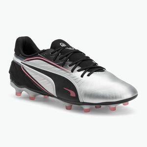 PUMA King Match FG/AG férfi futballcipő puma ezüst/puma fekete/napsütötte/napsütötte/puma fehér (King Match FG/AG 108315 02) kép
