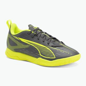 PUMA Ultra 5 Play IT Jr gyermek futballcipő matt öregített ezüst/sárga riasztás/puma öregített ezüst (Ultra 5 Play It 108327 03) kép