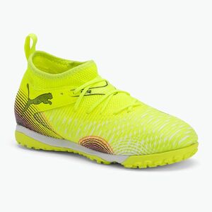Gyermek futballcipő PUMA Future 8 Match TT + Mid sárga riasztás/ puma fekete/ sun struck (Future 8 Match TT + Mid Jr 108386 03) kép
