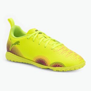 Gyermek futballcipő PUMA Future 8 Play TT sárga riasztás/ puma fekete/ sun struck (Future 8 Play TT Jr 108396 03) kép